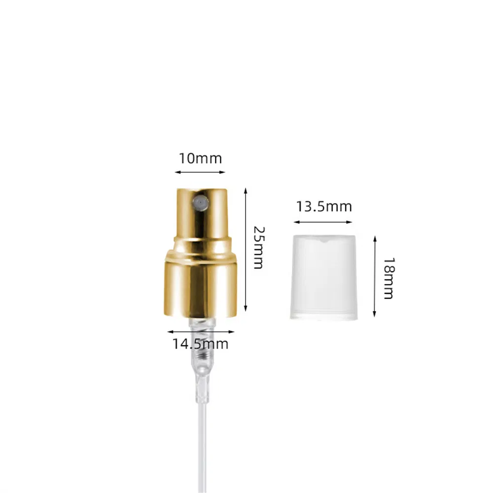 Customized 12 Teeth Anodized Aluminum Cosmetic Press Packaging Perfume Nozzle
