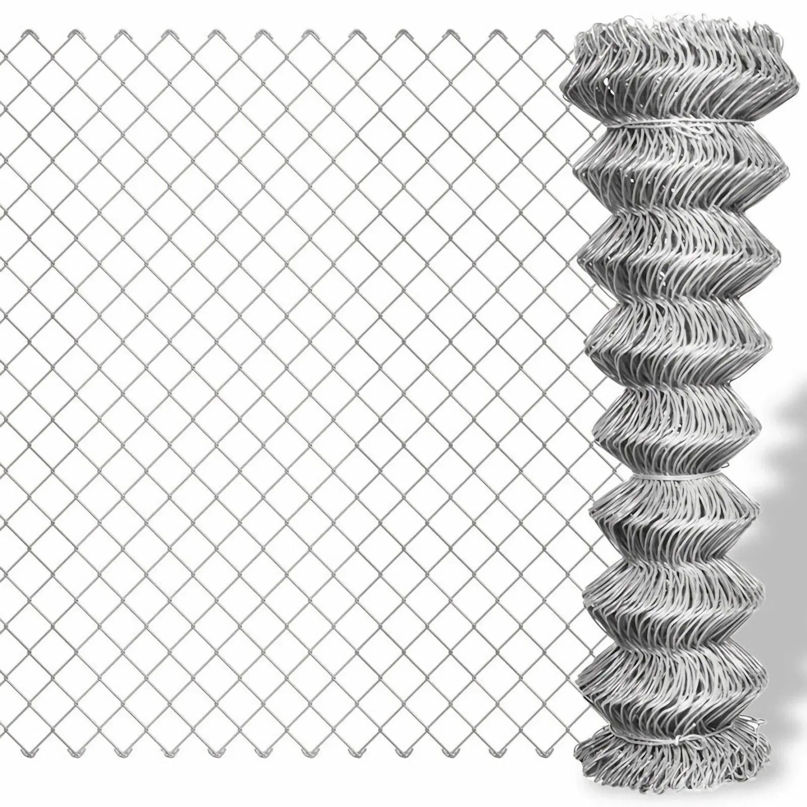 Rust-Resistant Chain Link Fence with Barbed Wire Top for Coastal Areas