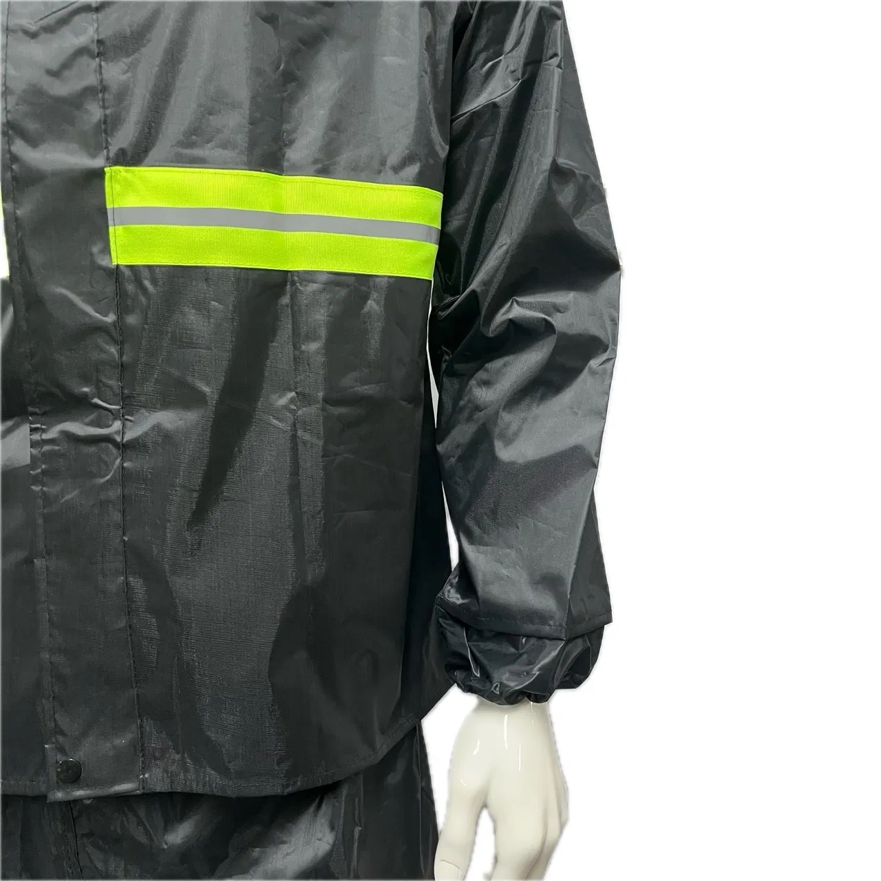 High Quality Coating Rain Coat Waterproof Reflective Jacket Manufacturer Safety Workwear