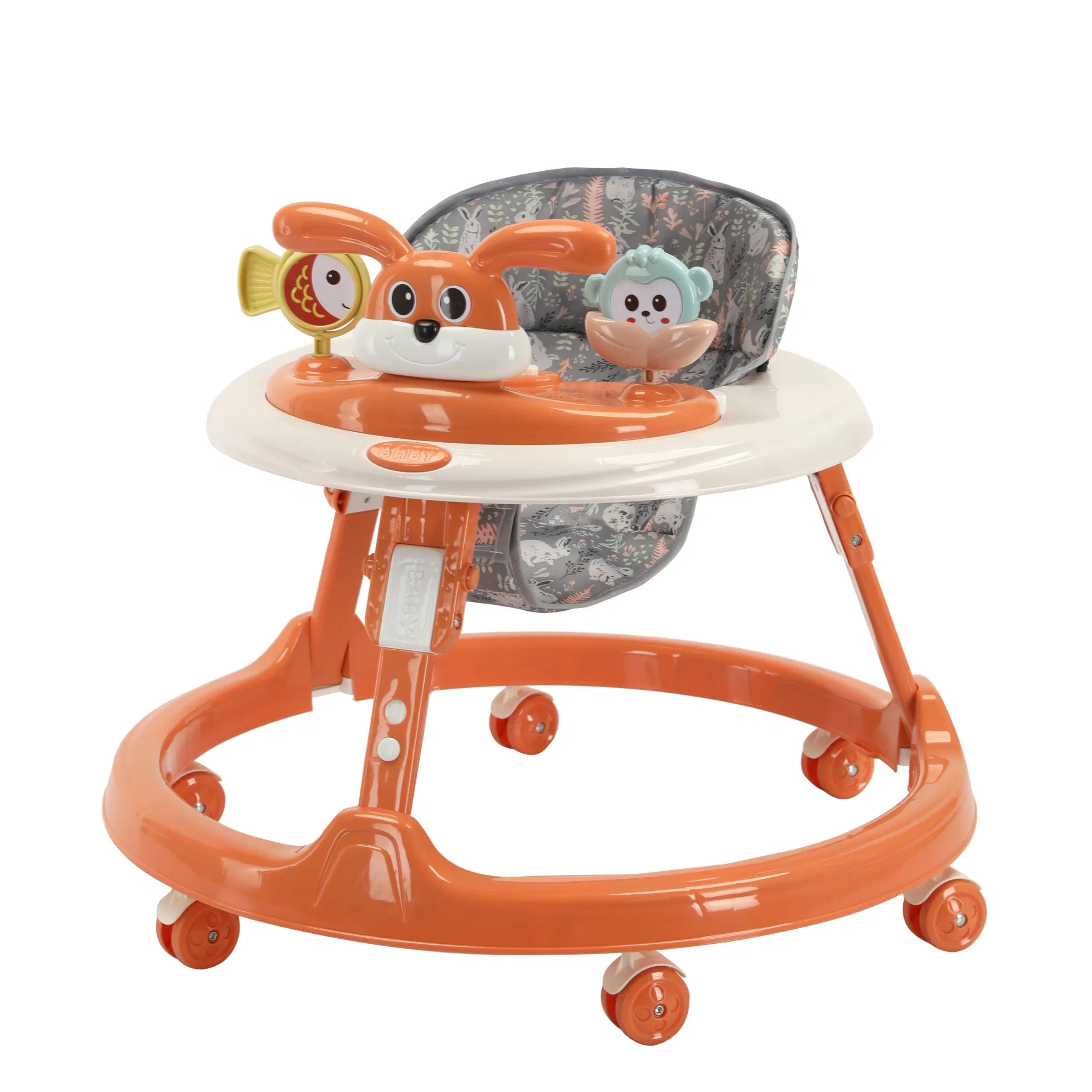 Newly Designed Multifunctional 6-Wheel Baby Walkers/Children's Walking Aid Toy