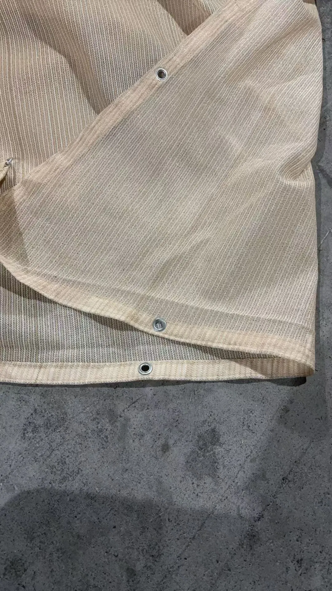 Sun Shade Sail, 10'x13' Sand Rectangle, 185GSM Permeable Outdoor Shade Cloth for Deck, Backyard, Patio