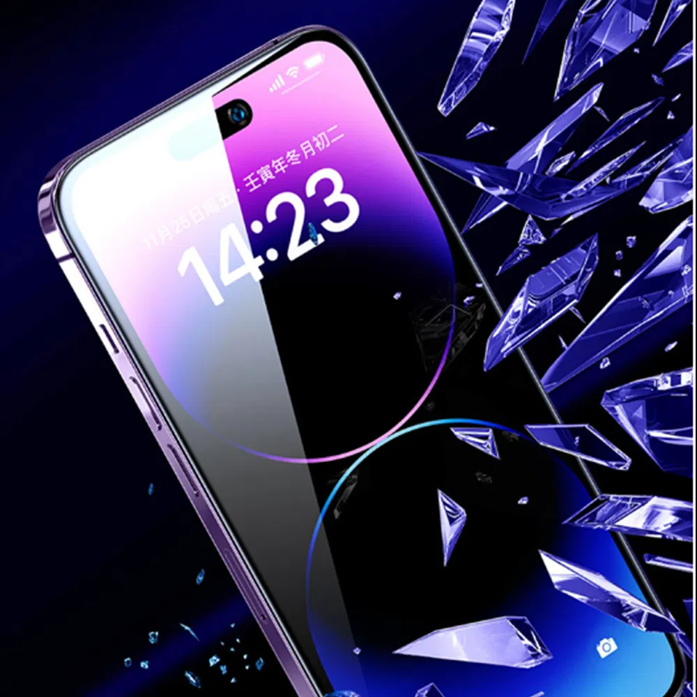 Защитное стекло для iPhone с приватностью и антиотпечатками