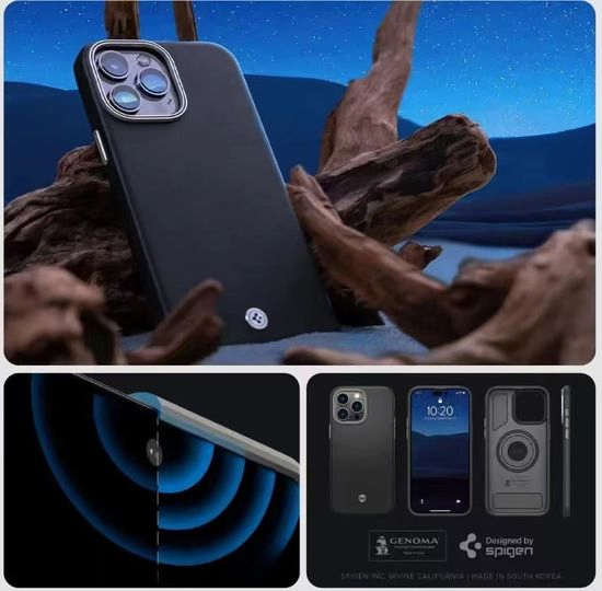 Spigen Enzo Business Leather Case with Shockproof for Phone