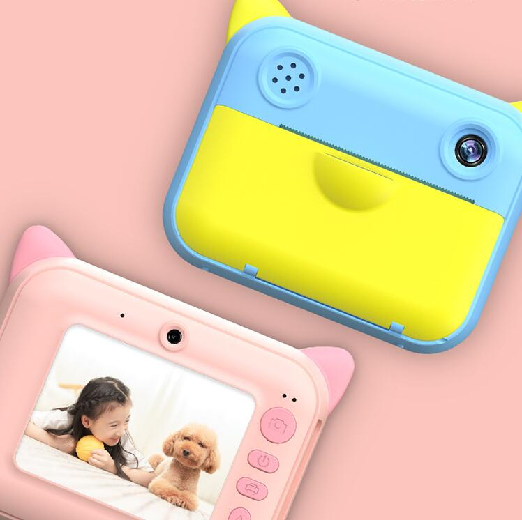 Large Screen 12MP Children Camera 1080P Digital Camera for Instant Print Kids Camera
