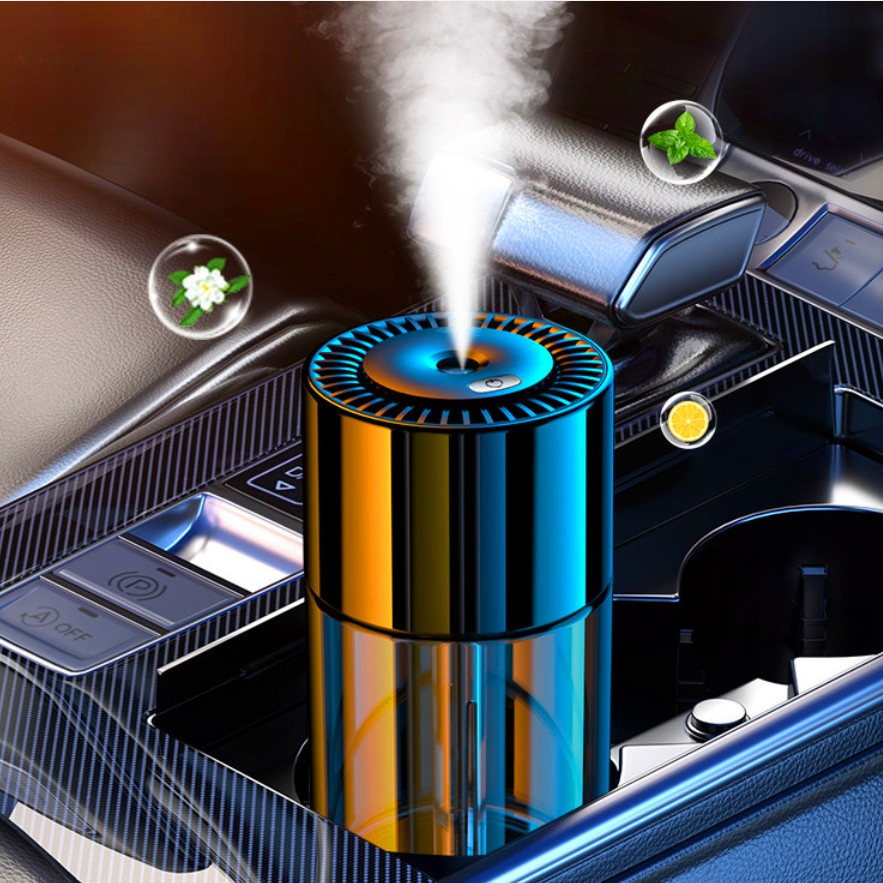 High End Car Aroma Diffuser Automatic Spray Perfume Machine 160ml Capacity Smart Car Aromatherapy Device with Starry Sky Light