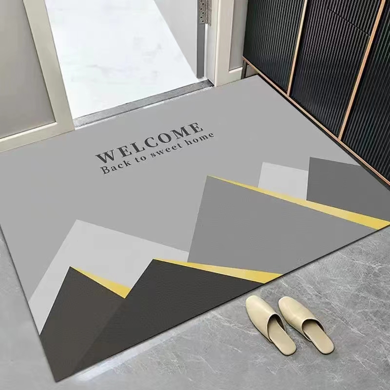 Easy Clean Non-Slip Diatom Mud Mat Bathroom Kitchen Mat