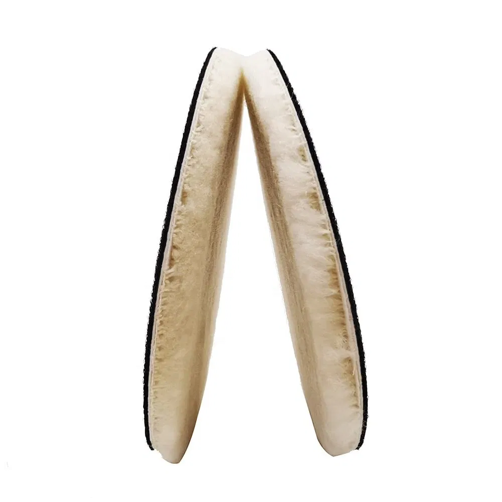 Shineopen Best Durable Natural Sheepskin Wool Polishing Pads