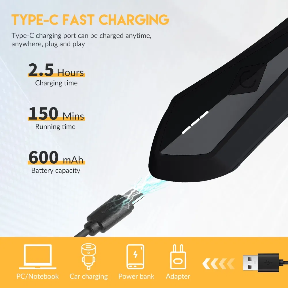 Lilipro N4 Electric Nose & Ear Hair Trimmer Rechargeable Battery Wet/Dry Easy to Clean Improved Stainless Steel Replaceable Blade