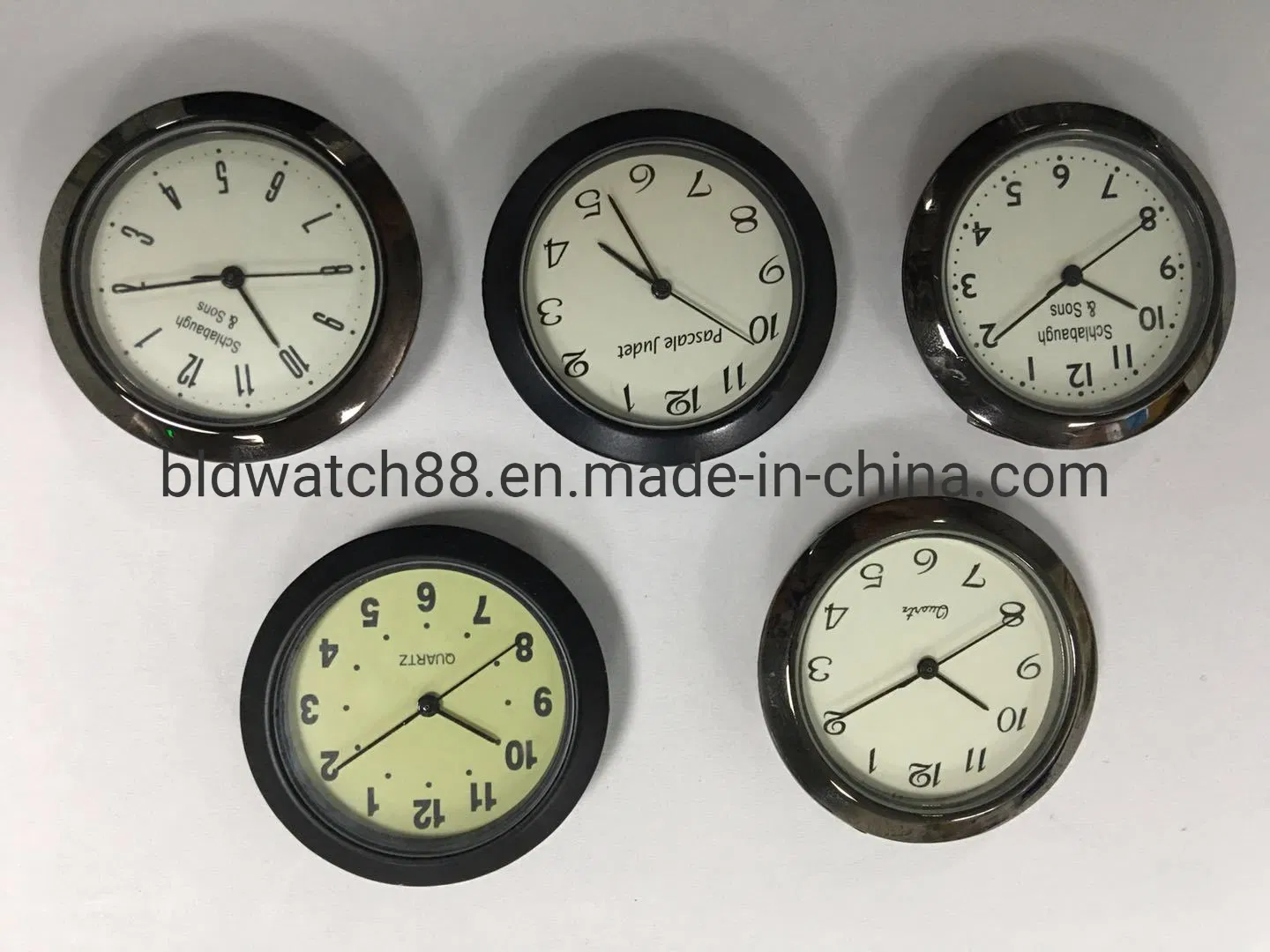 Promotion Gift Metal Clock Insert with Japan Movement (34.5mm)