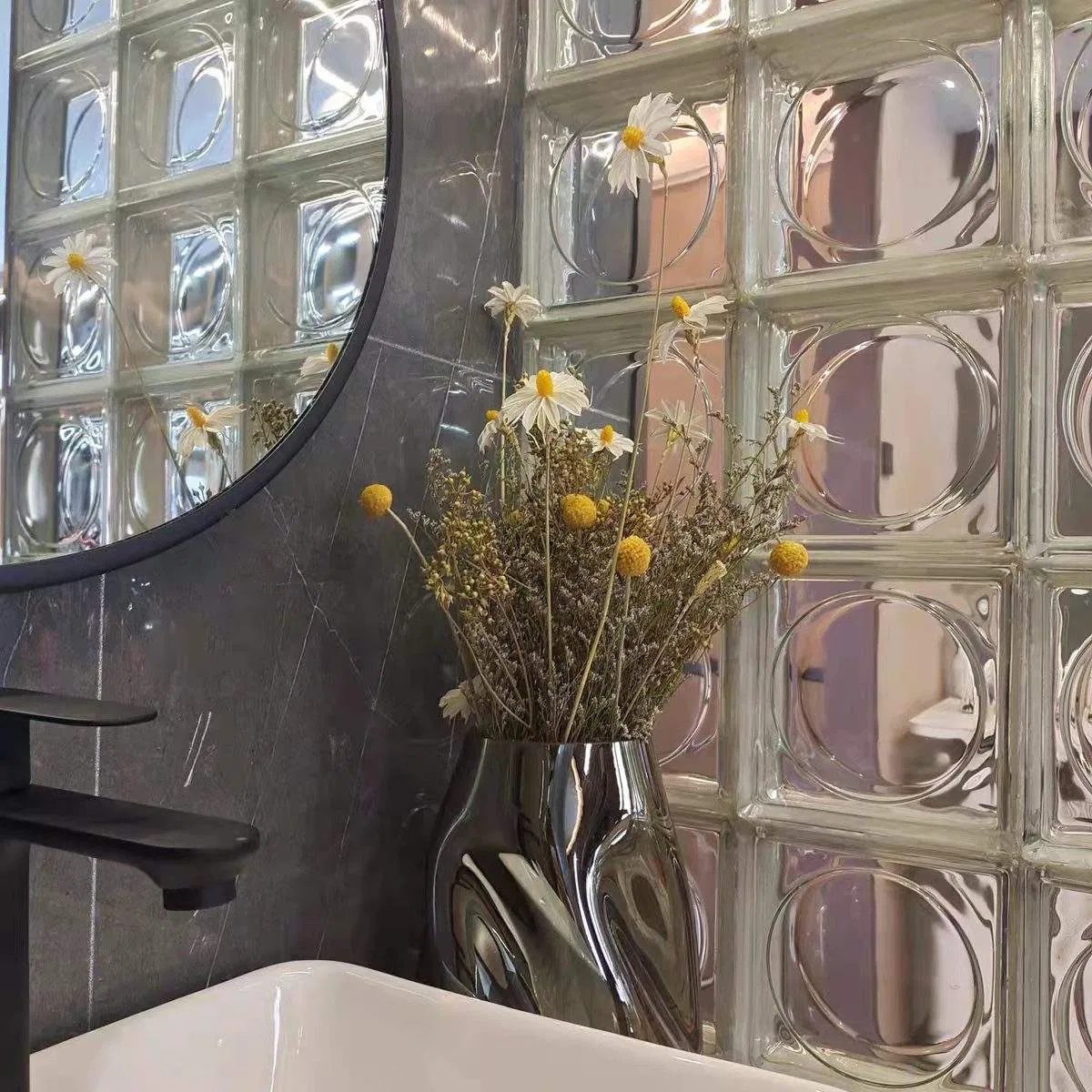 Premium Decorative Glass Block for Stylish Bathroom Designs