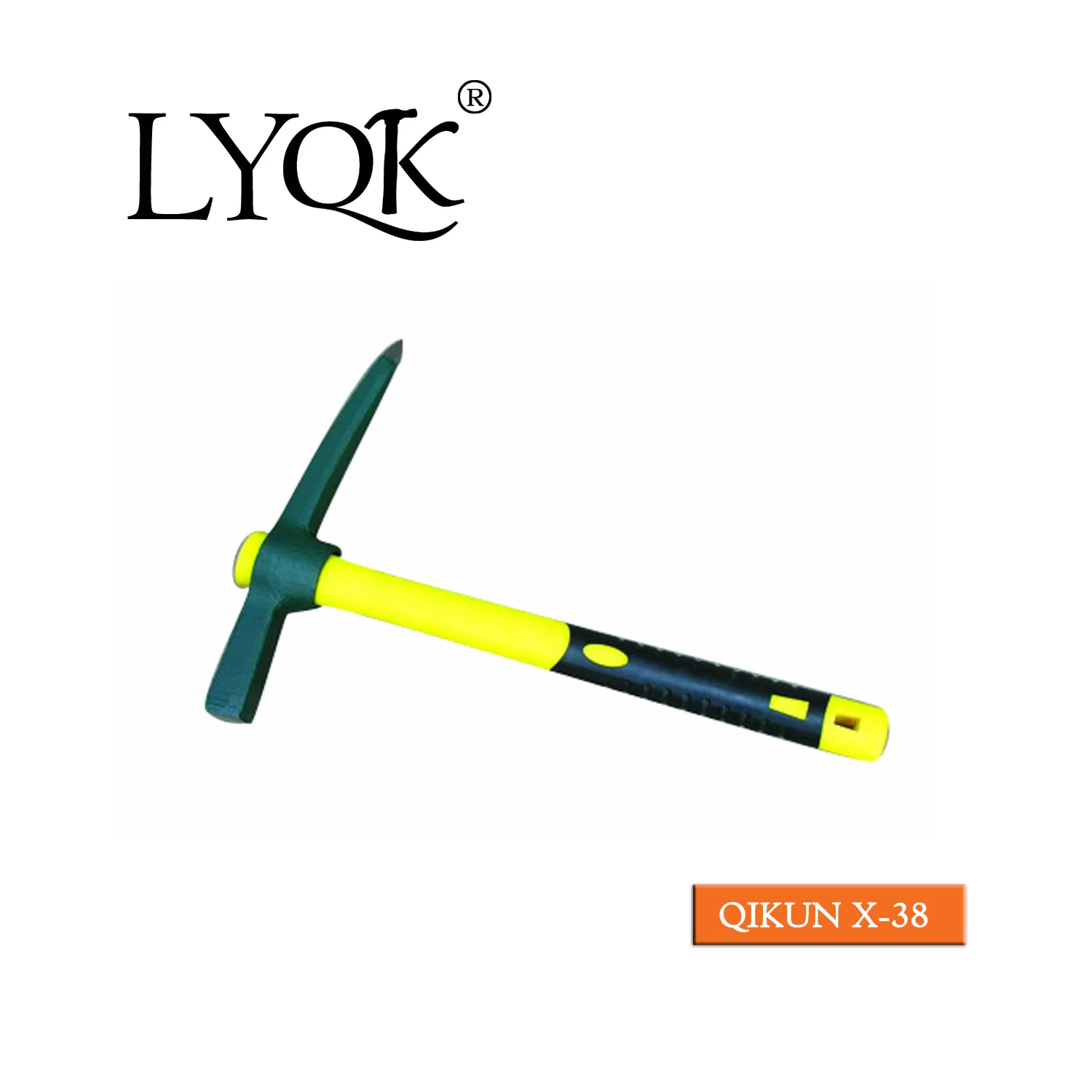 X-34 High Quality Rail Steel 65mn Agriculture Farm Garden Hardware Hand Tools Pick Head Mattock Pickaxe
