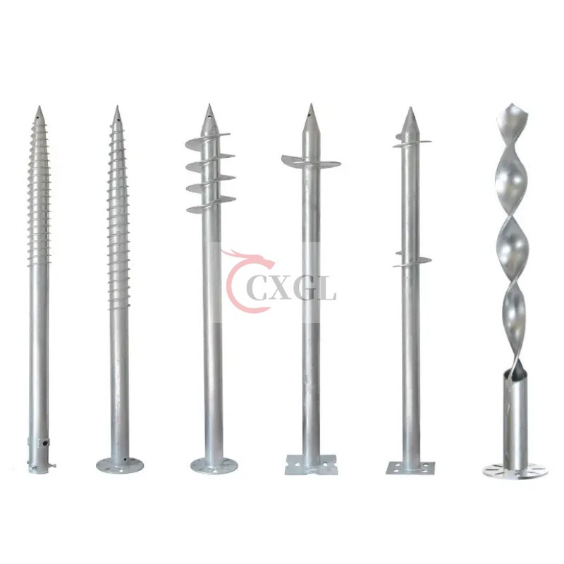 Винтовые сваи с фланцем для заборов и тентов