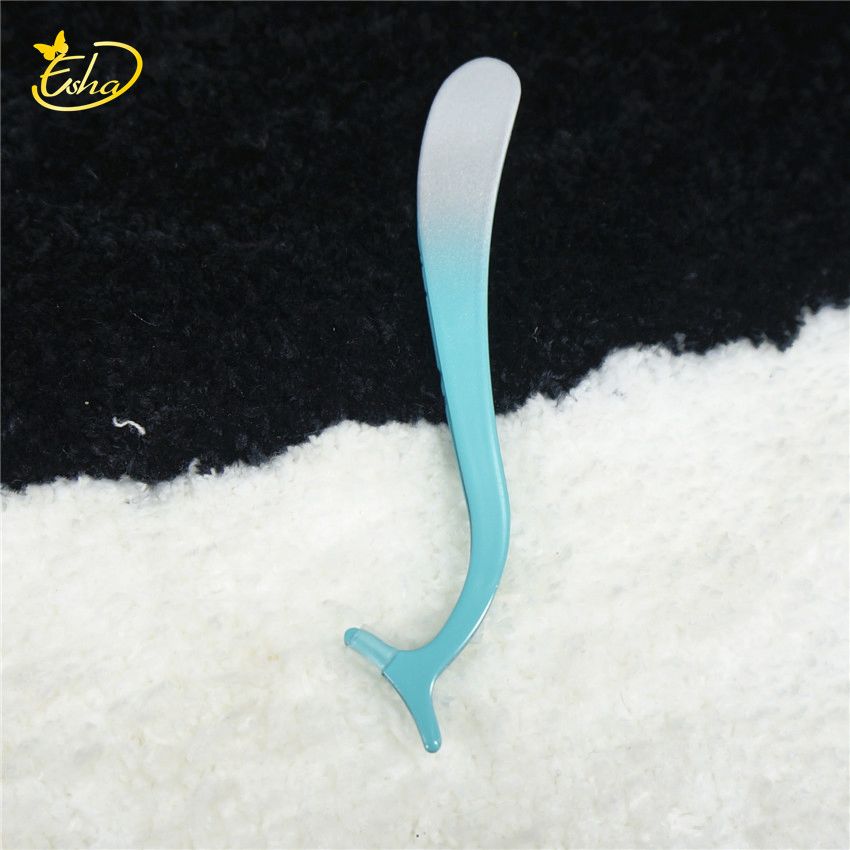 Multifunctional Rounded Eyelash Eyebrow Tweezers Stainless Steel Slanted Applicator Eyelashes Applicator