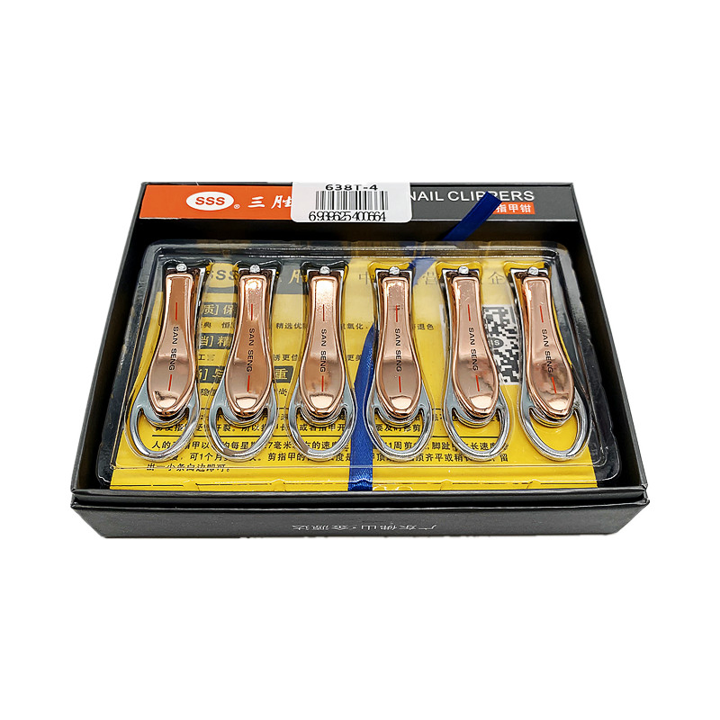 SSS 638t-4 Unisex Nail Clippers Sharp Wholesale Cutter Box Set