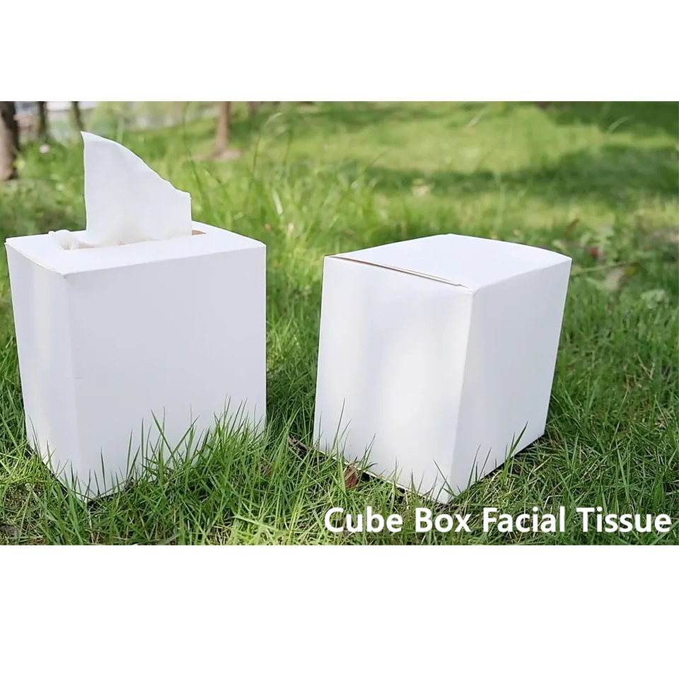 Wholesale Virgin Pulp Custom Logo Box Facial Tissue