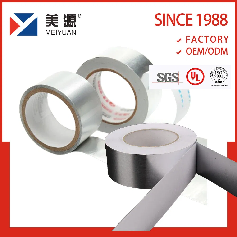 Aluminum Foil Duct Adhesive Tape Sealing Waterproof Seal Sliver Aluminum Foil Tape