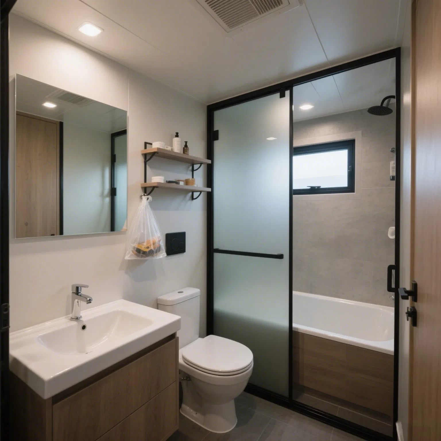 20FT Prefab Modular Container House, Foldable and Expandable Container House, Integrated House