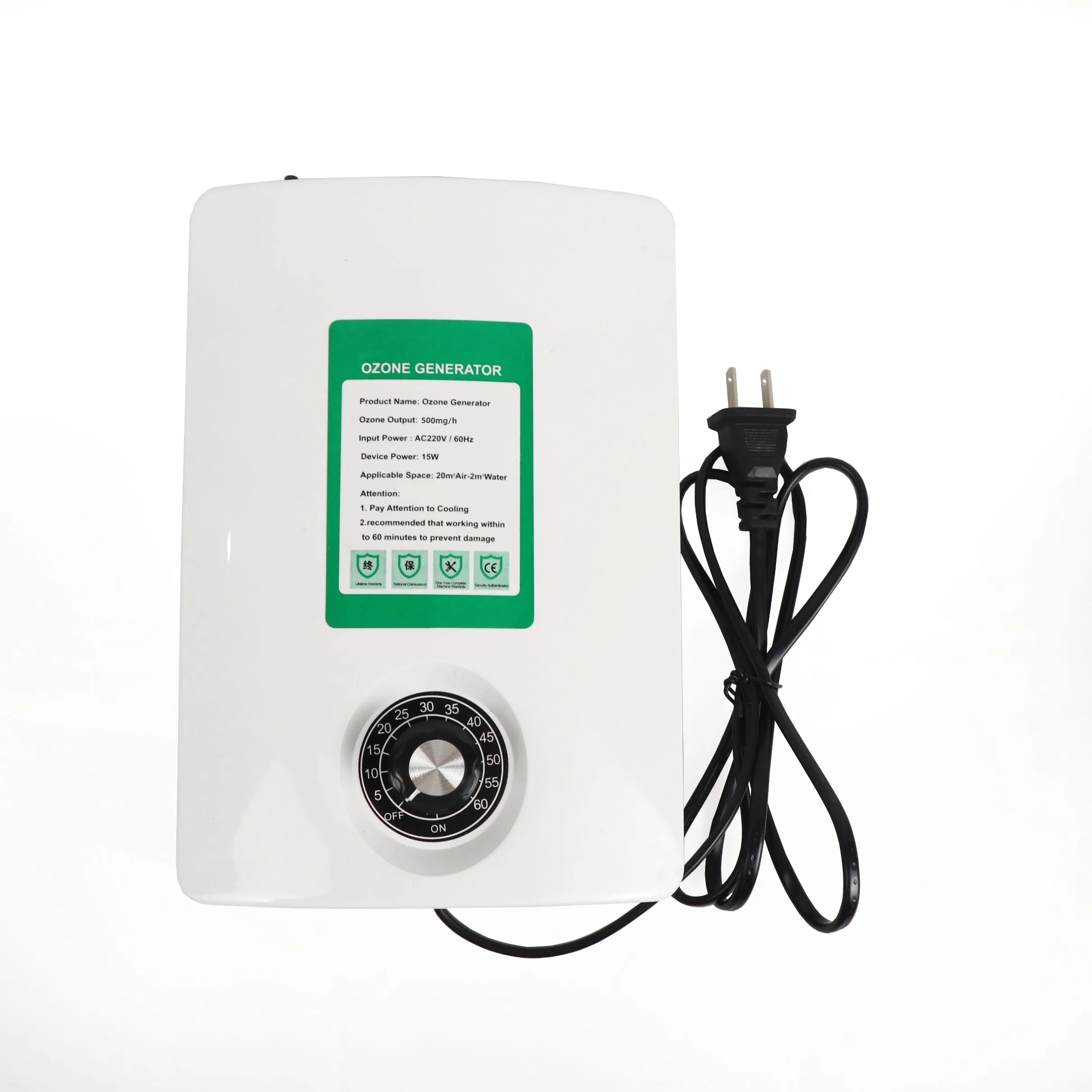500mg Wholesale Home Tap Water Purifier Ozone Machine for Fruit and Vegetable Cleaning