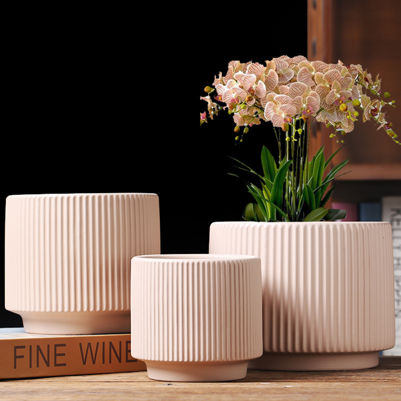 Горшки керамические белые для растений