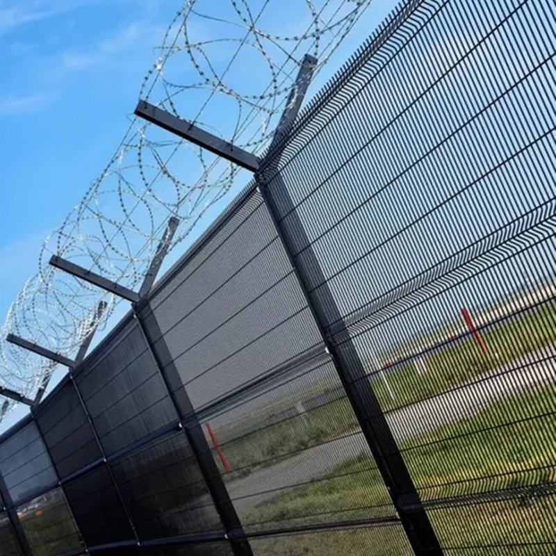 High Security Customized Anti Climb Iron Wire Mesh Fence for Airport
