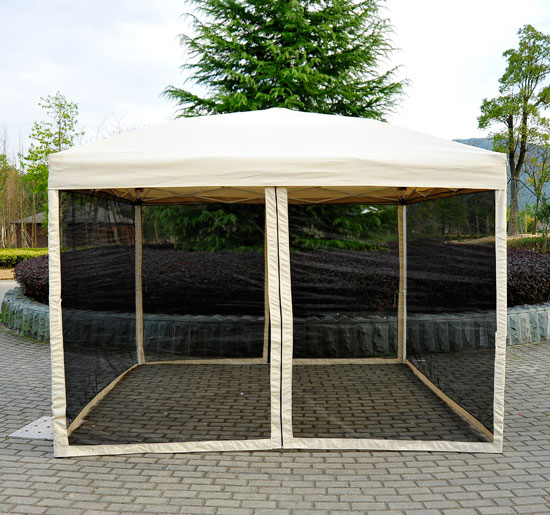 Yng016 Easy up Canopy10X10FT Gazebos with Net Folding Pop up Tent