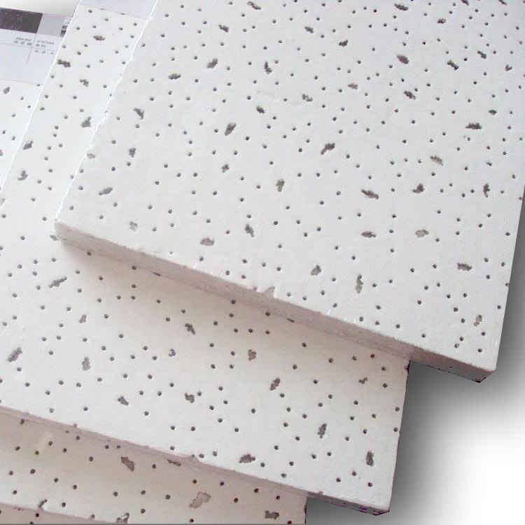 Sound-Absorbing Mineral Fiber Ceiling Board 15mm Thickness 60X60cm