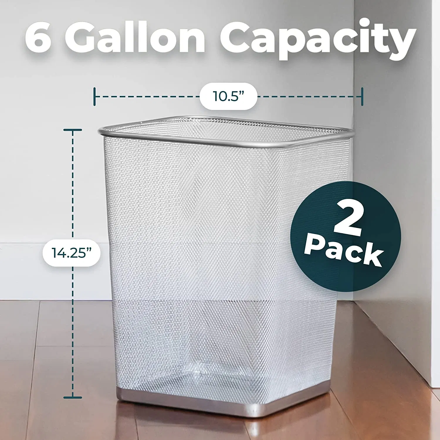 Черная педальная урна для мусора, сетчатая, для кухни и офиса