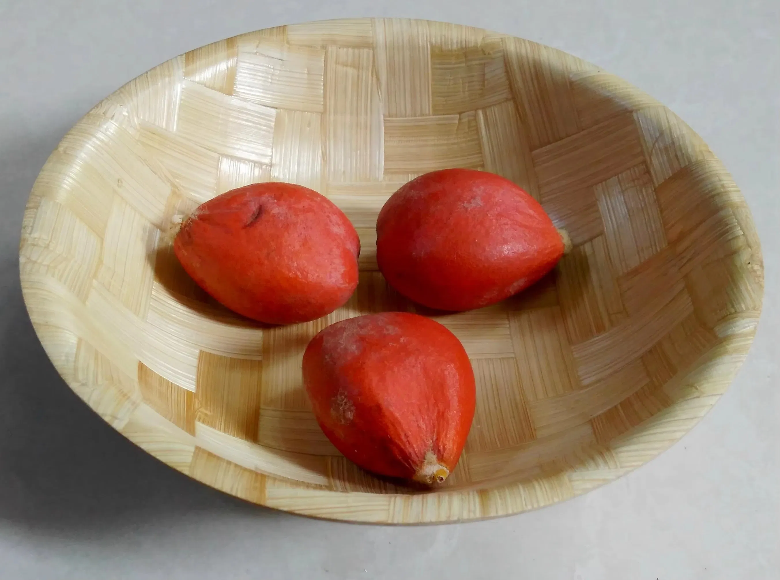 The Catalogue of Ntural Bambooo Weaving Salad Bowl and Tray Dish