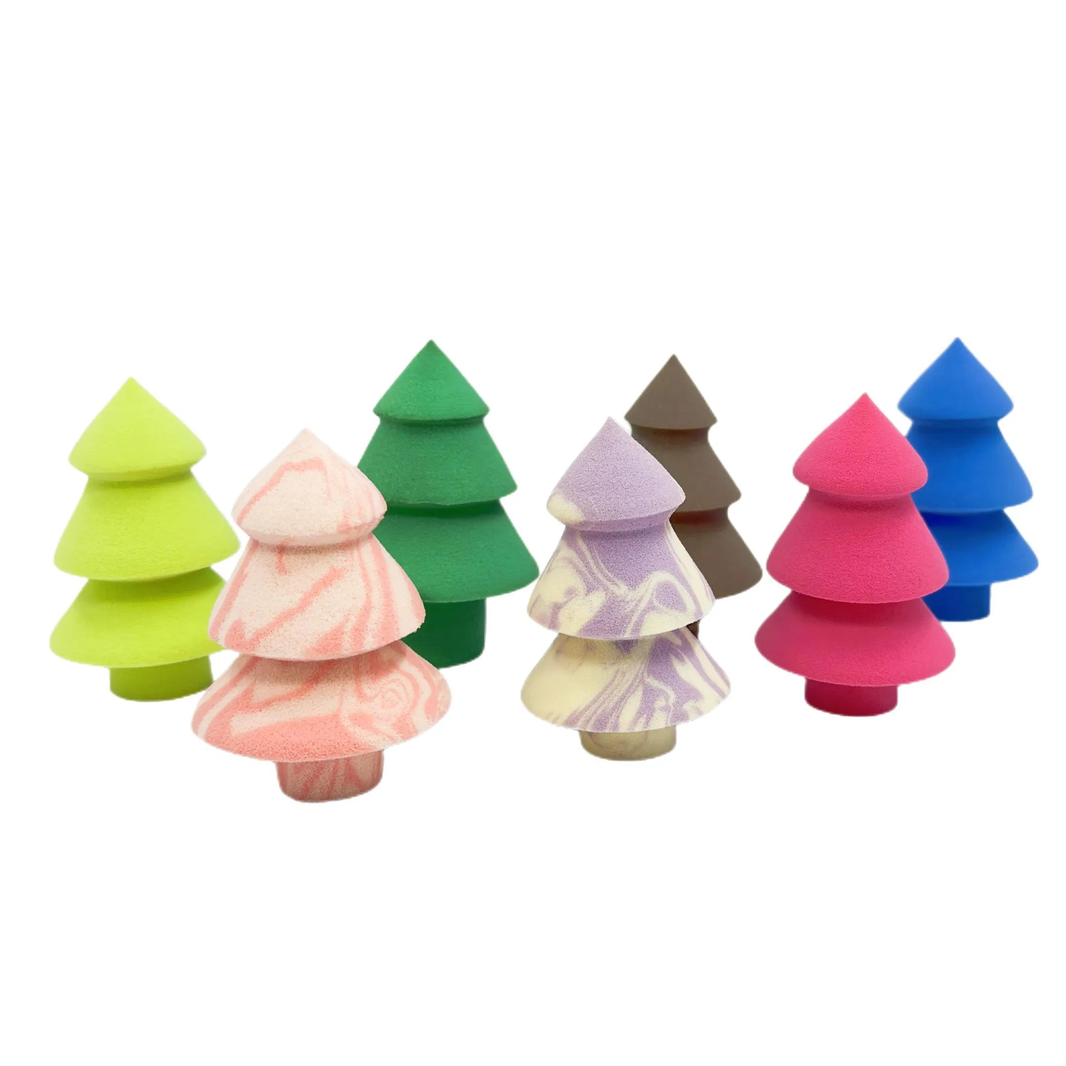 Christmas Tree Shaped Makeup Blender Sponge for Daily Makeup