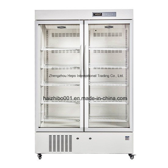 Low Temperature Double Door Medical Refrigerator (HEPO-U656)
