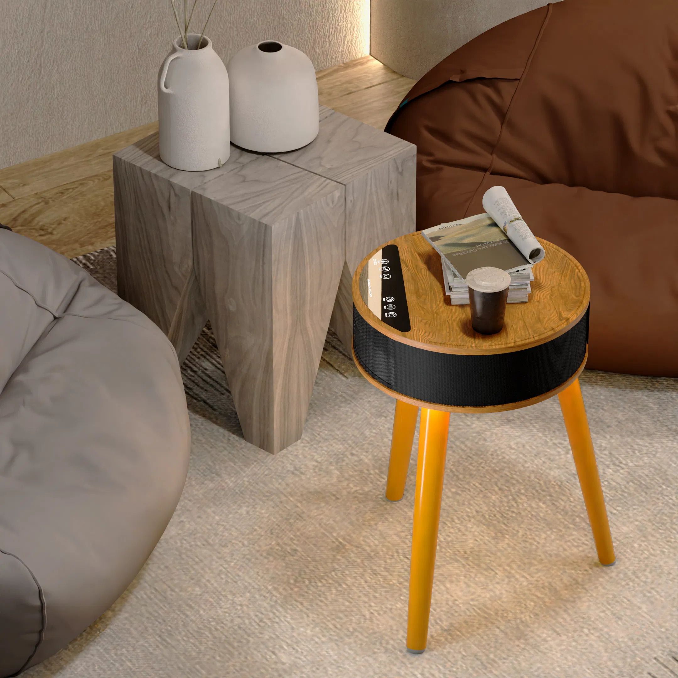 Energy-Saving Portable Heater with Fan and Over Heat Protection
