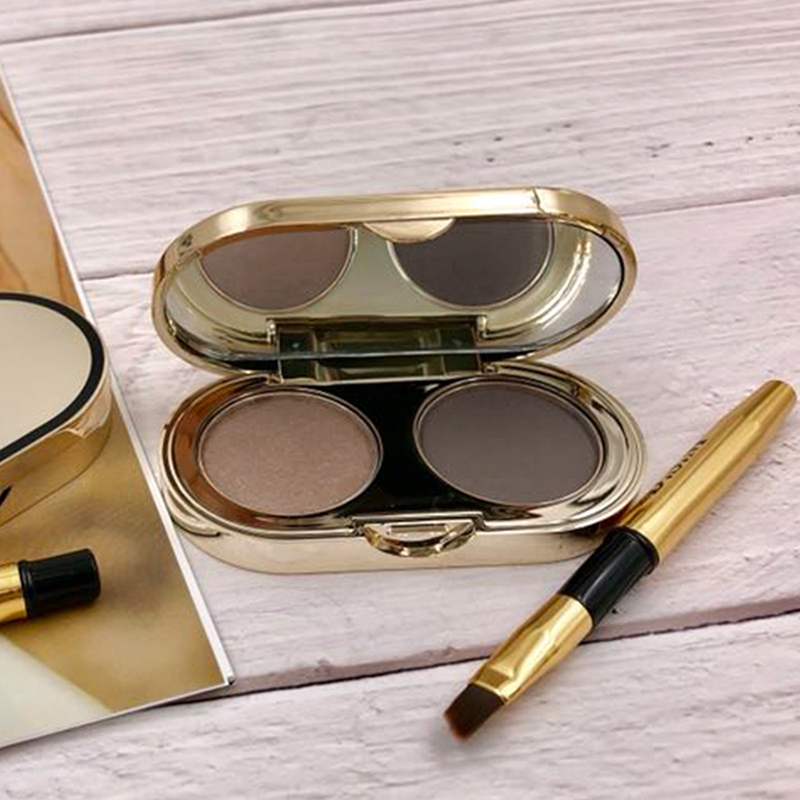 Dsm Private Label Eyebrow Powder Makeup with Brush Set