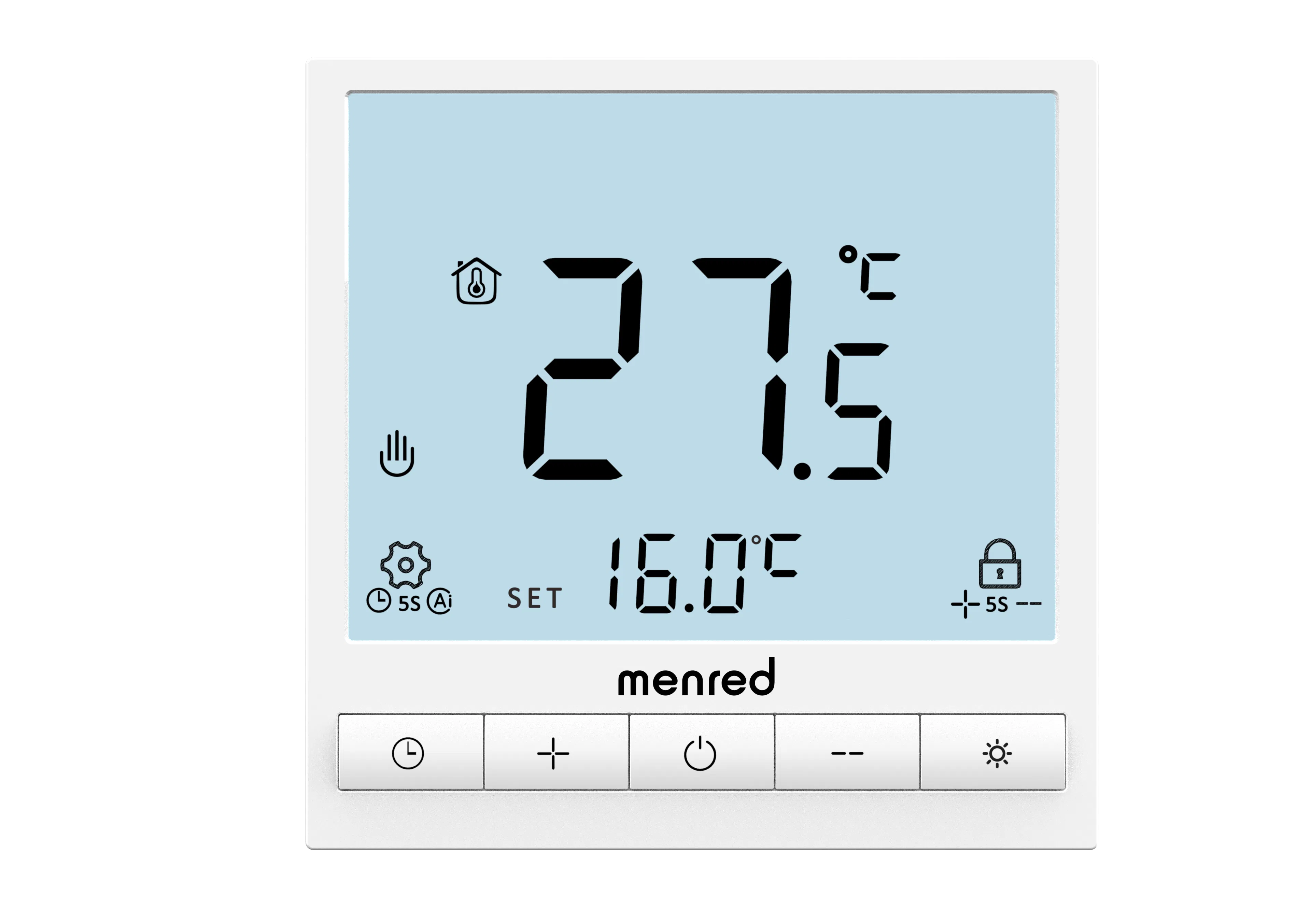 Menred Hydronic Floor Heating Room Diqital Programmable Thermostat