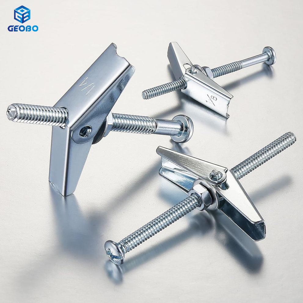 Steel DIY Toggle Bolt Set 12mm Diameter Anchor Bolt Home Improvement Renovation