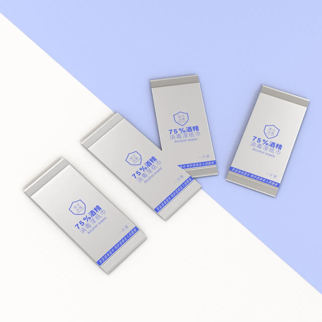 75% Alcohol Wipes Non-Woven Fabric Antibacterial Disinfectant Wipes