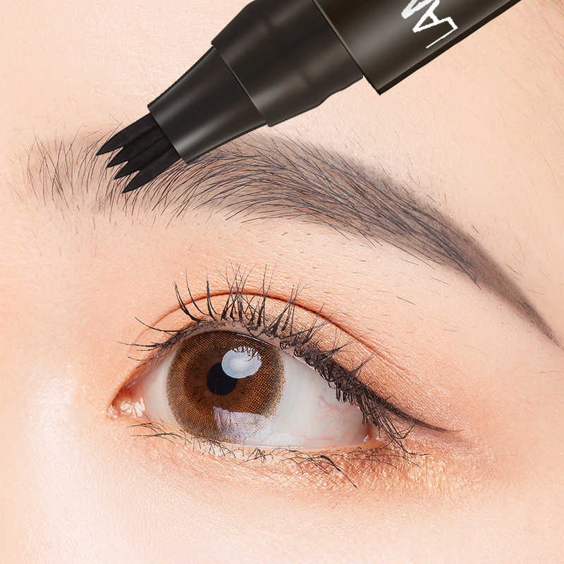 Liquid Eyebrow Pencil with Fine Tip for Precision, Waterproof & Long-Lasting Color