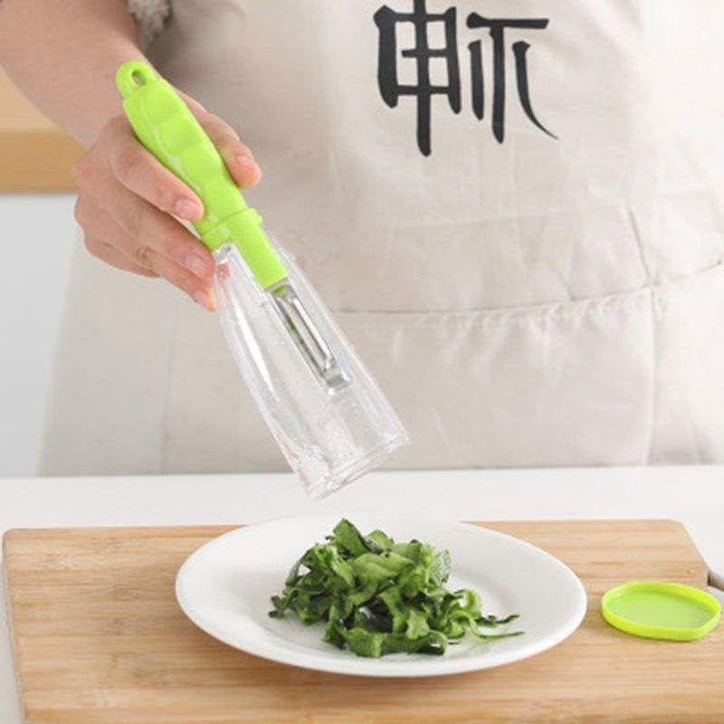 Multi-Function Stainless Steel Kitchen Gadgets Creative Storage Fruit Vegetable Peeler