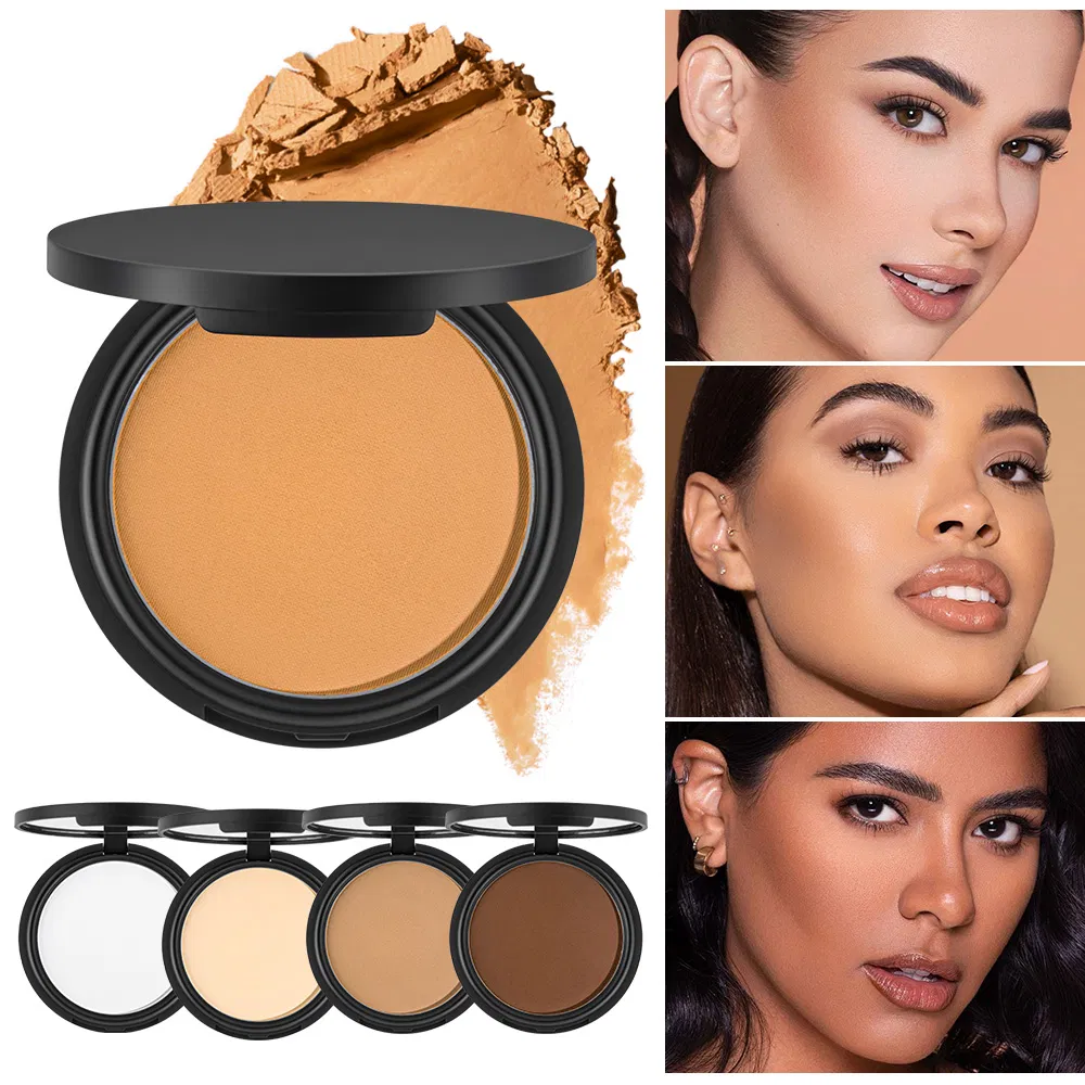 9 Colors Waterproof Mineral Contour Kit Highly Pigmented Long-Lasting Powder Easy Apply Face Jawline Sculpting