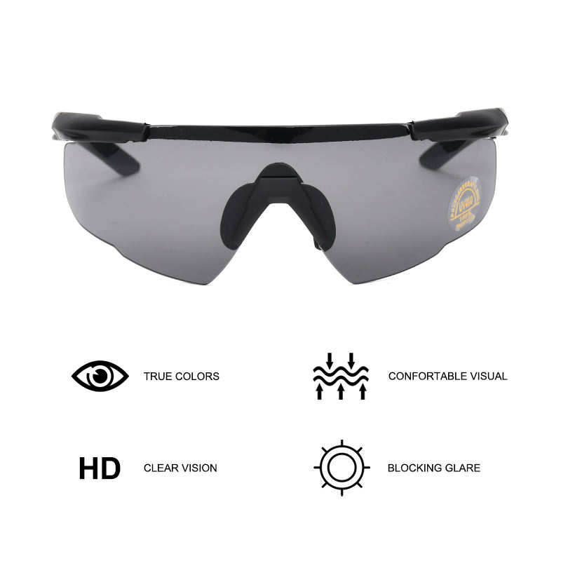 High Impact Polarized Tactical Ballistic Goggles Customized Outdoor CS Games Eye Protection Glasses