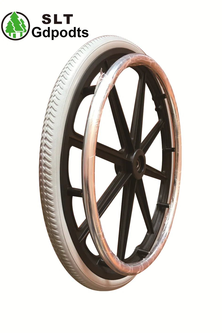 Wchr1601 16 Inch Solid Polyurethane Wheelchair Rear Wheel