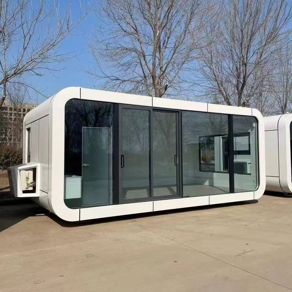 High Quality Apple Cabin Prefab House New Design Green House for Villa