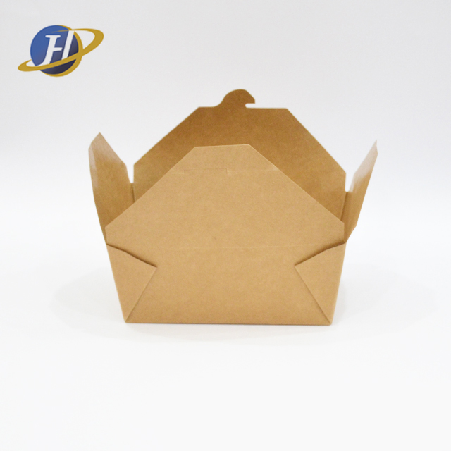 User-Friendly Disposable Paper Food Container: Takeout Lunch Box & Tableware Packaging