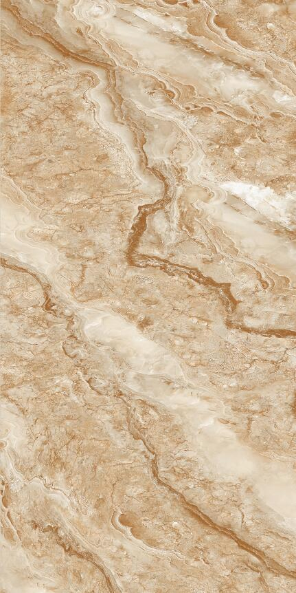 China Manufacturer Full Polished Glazed Floor Wall Tiles High Glossy Surface with Golden Sand Golden Line Silver Sand Silver Line
