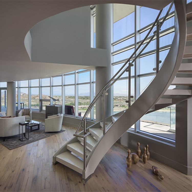 Prima High-Quality Modern Designs Curved Staircase