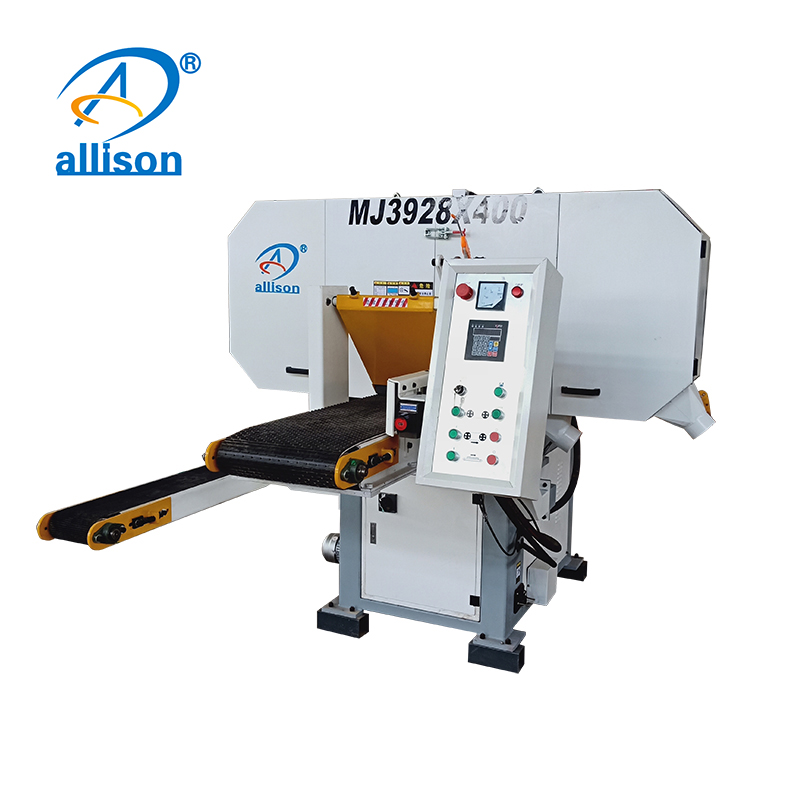 Ленточная пила по дереву горизонтальная для полов