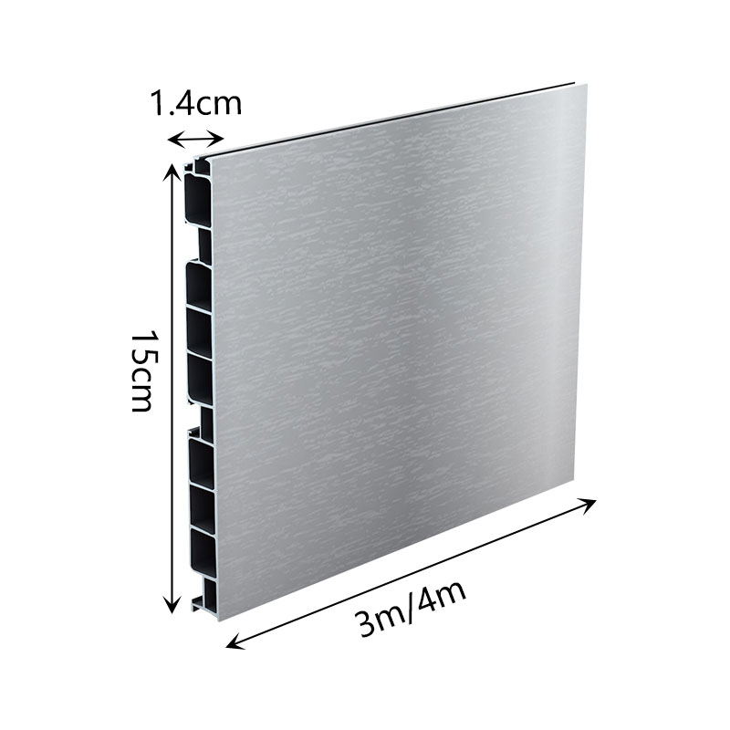 15cm Lifting Skirting Board Aluminum Alloy Furniture Floor Accessory Mounted Baseboard