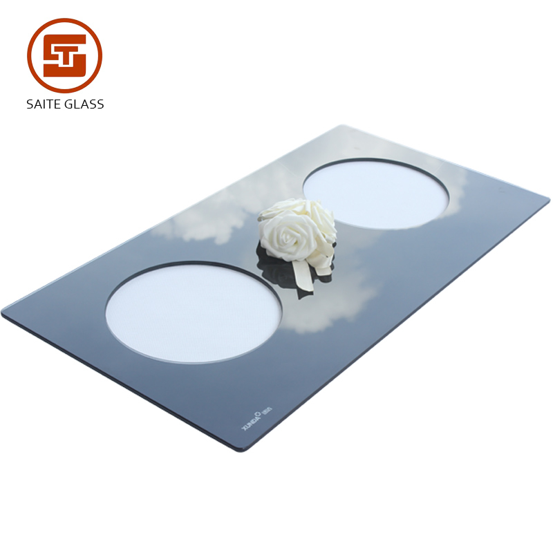 Gas Stove Burner Tempered Glass Touch Control Cooktop Panel Cover Replacement