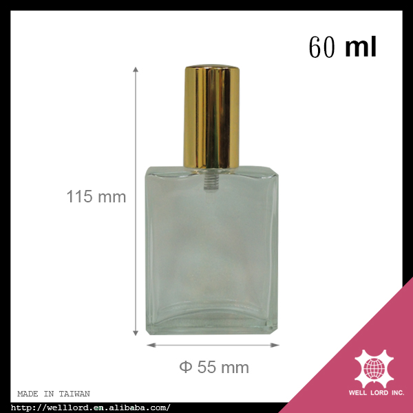 Moisturizing Facial Lotion 60ml Glass Bottle Matte Cylinder Cream/Lotion Pump 20/410