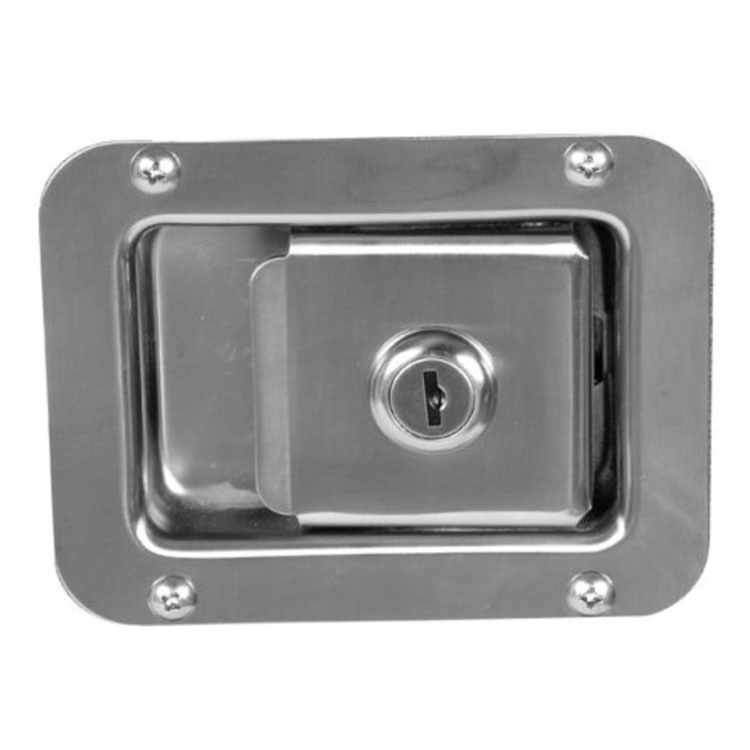 Industrial Stainless Steel Metal Trailer Truck Parts Security Tool Box Latch Hardware Panel Cabinet Door Lock T-Type Handle Paddle Lock