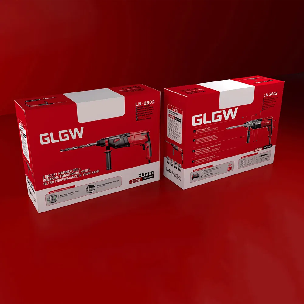 Перфоратор GLGW 800W 25мм для бетона, стали и дерева